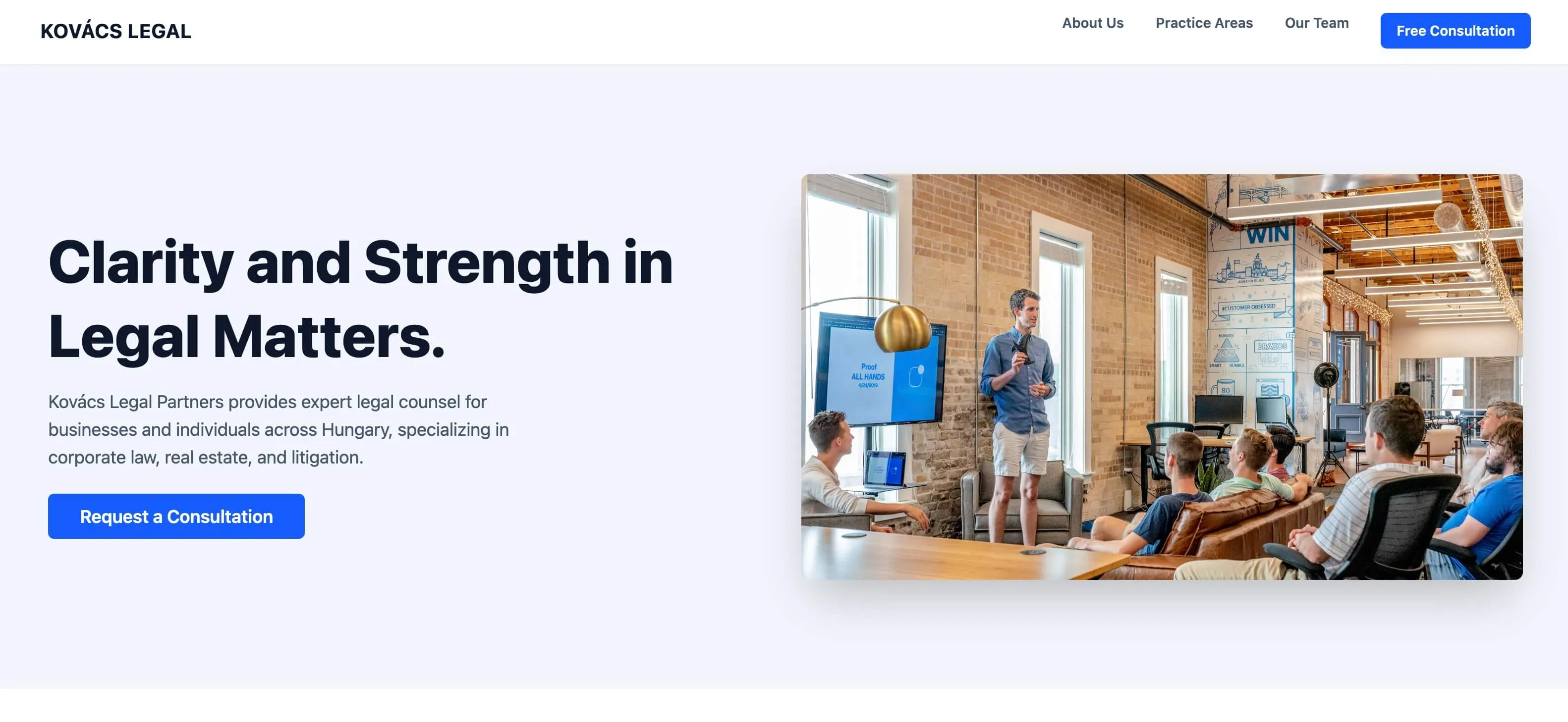 Hangulatos Éttermi Landing Page