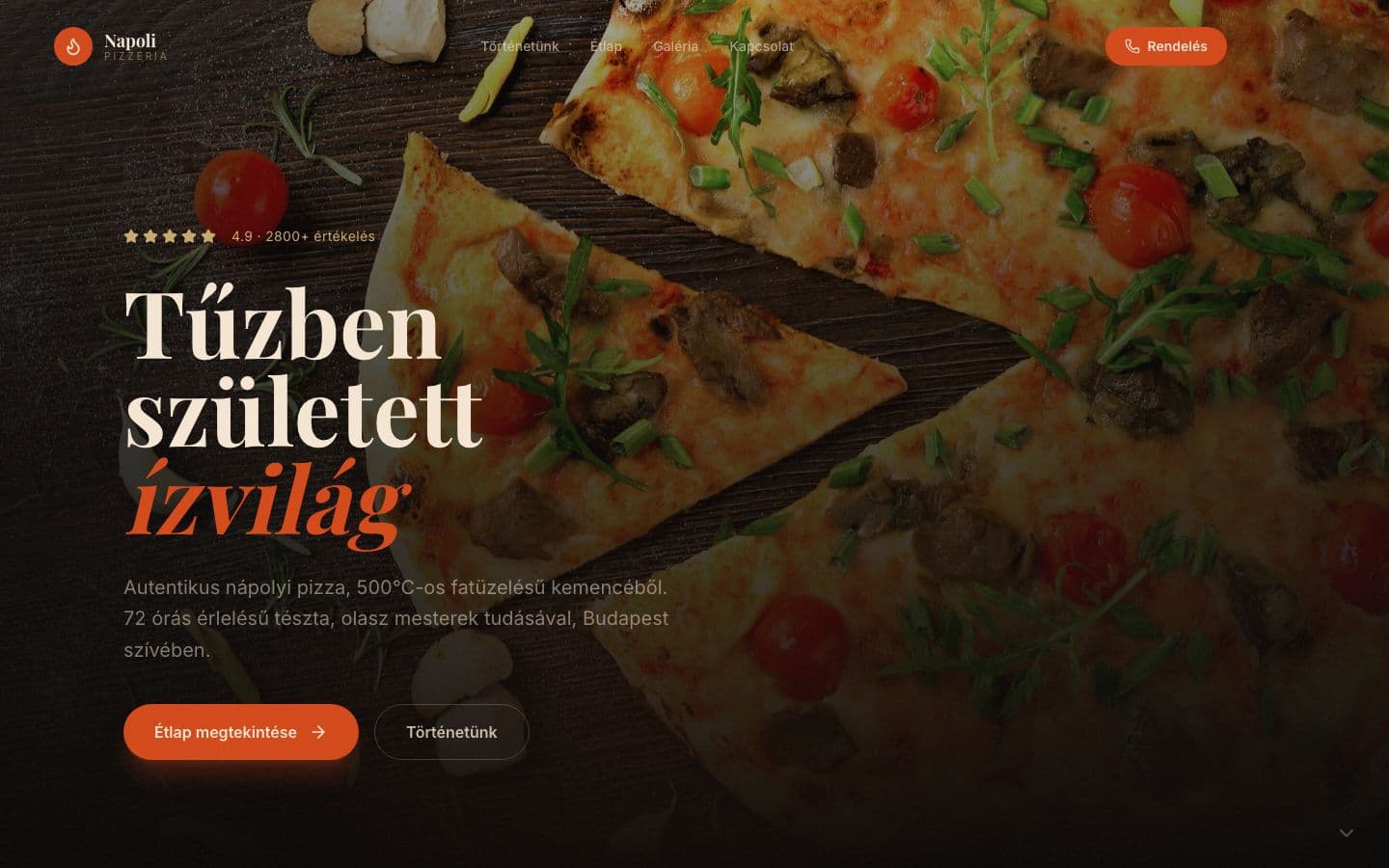 Napoli Pizzéria — Prometheus Digital