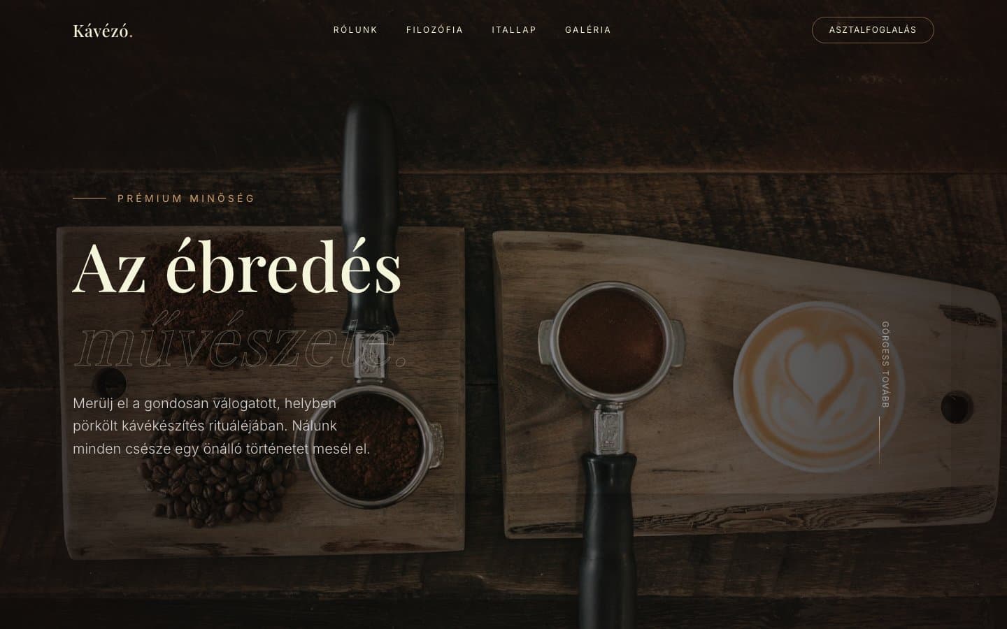 Kézműves Kávézó — Prometheus Digital